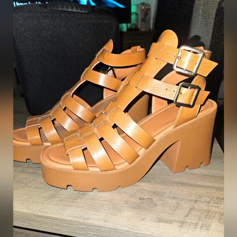 Just Fab Lug Sole Sandal
